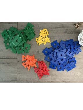 Lakeshore 105Pc Geometric Interlocking House Building Shapes